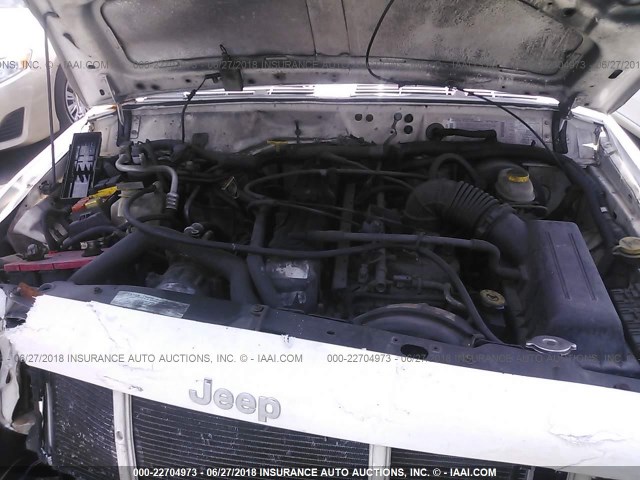1J4FT68S1XL534833 - 1999 JEEP CHEROKEE SPORT/CLASSIC თეთრი ფოტო 10
