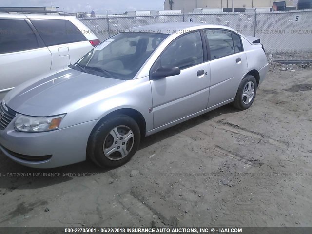 1G8AG52F65Z180712 - 2005 SATURN ION LEVEL 1 GRAY photo 2