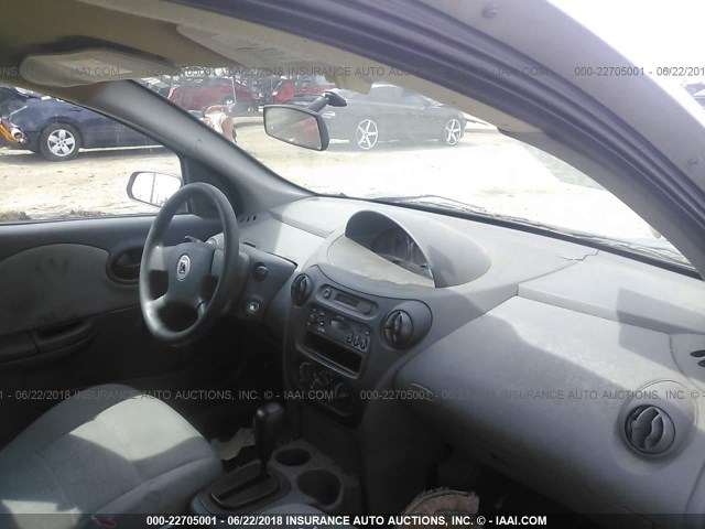 1G8AG52F65Z180712 - 2005 SATURN ION LEVEL 1 GRAY photo 5