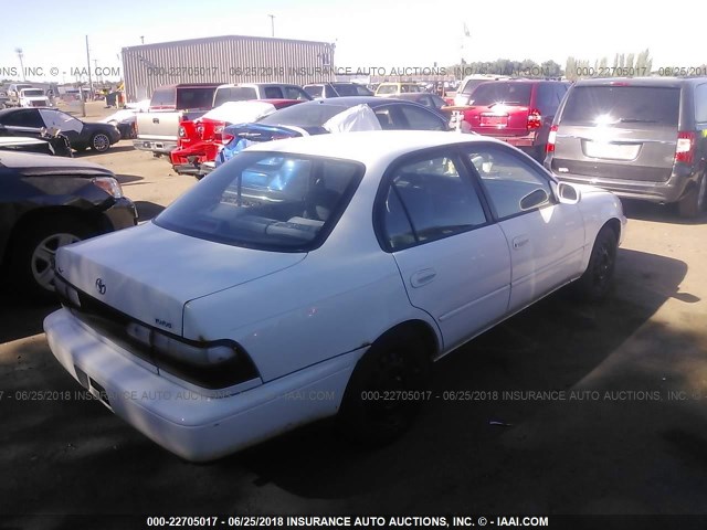 1NXBB02EBTZ402420 - 1996 TOYOTA COROLLA DX WHITE photo 4