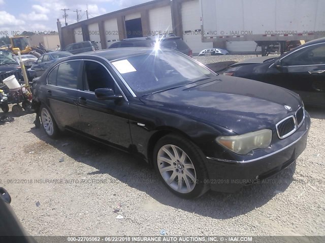 WBAGN63484DS49952 - 2004 BMW 745 LI Қара фото 1