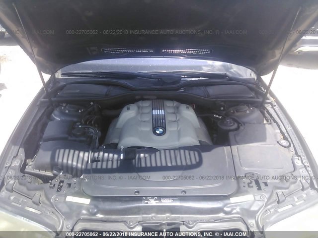 WBAGN63484DS49952 - 2004 BMW 745 LI Қара фото 10