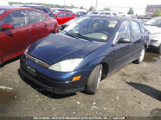 1FAFP34343W329884 - 2003 FORD FOCUS SE COMFORT/SE SPORT BLUE photo 2