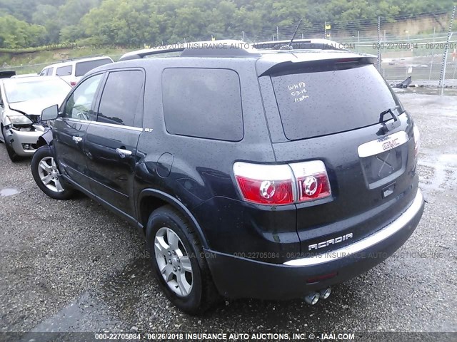 1GKER23798J302798 - 2008 GMC ACADIA SLT-1 Negro foto 3
