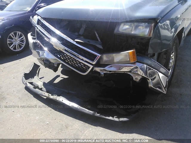 1GCEC19Z67Z149233 - 2007 CHEVROLET SILVERADO C1500 CLASSIC BLUE photo 6