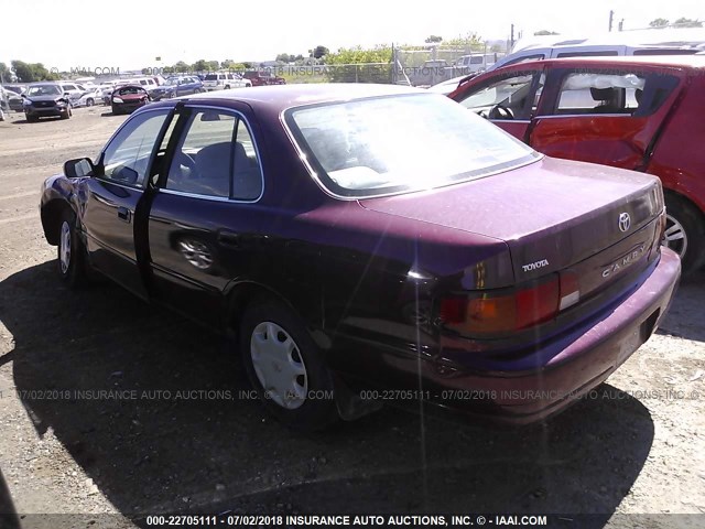4T1BG12K8TU782694 - 1996 TOYOTA CAMRY DX/LE/XLE ბურგუნდია ფოტო 3