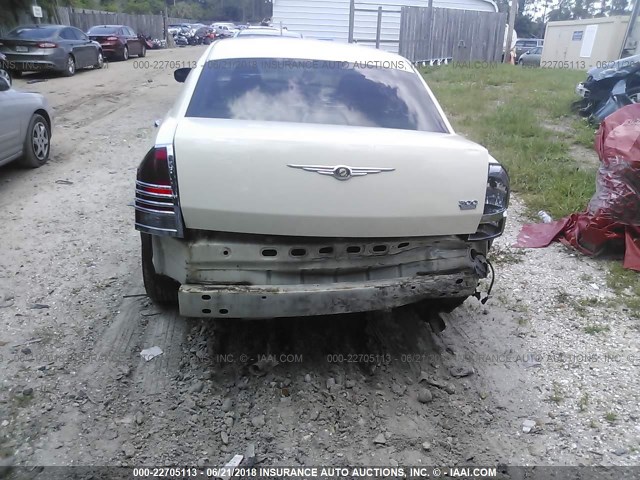 2C3KA53G47H696402 - 2007 CHRYSLER 300 TOURING WHITE photo 6