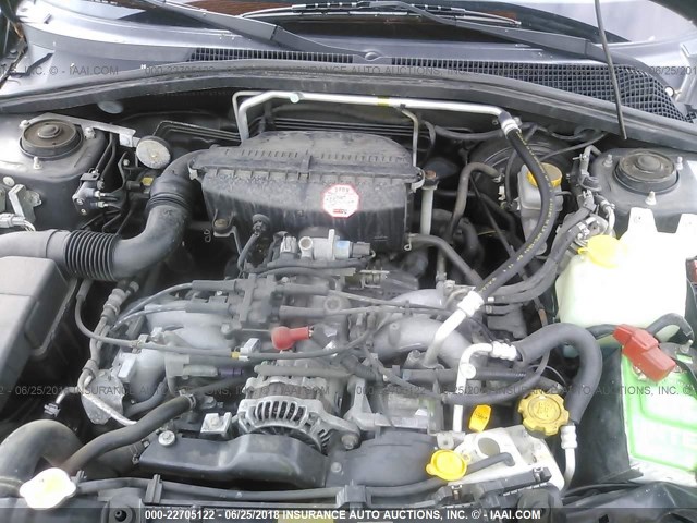 JF1SG65683H727855 - 2003 SUBARU FORESTER 2.5XS შავი ფოტო 10