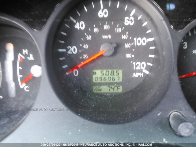 JF1SG65683H727855 - 2003 SUBARU FORESTER 2.5XS შავი ფოტო 7