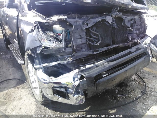 5TFUY5F14EX351452 - 2014 TOYOTA TUNDRA DOUBLE CAB SR/SR5 GRAY photo 6