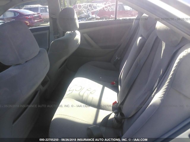 4T1BE46K79U872803 - 2009 TOYOTA CAMRY SE/LE/XLE 银色 照片 8