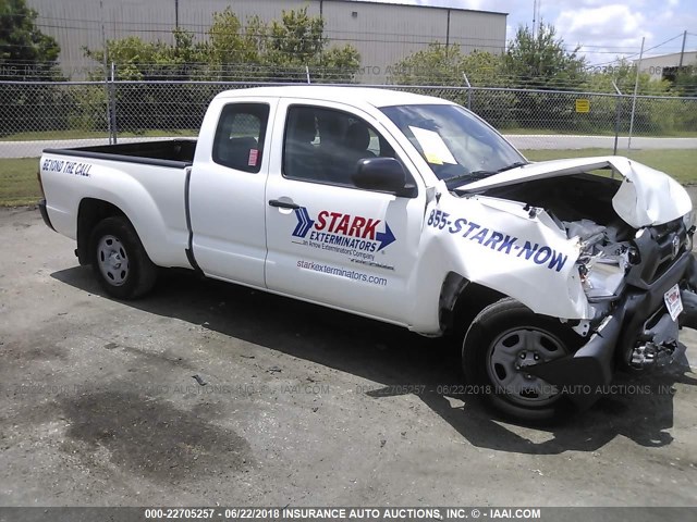 5TFTX4CN5DX033337 - 2013 TOYOTA TACOMA ACCESS CAB WHITE photo 1