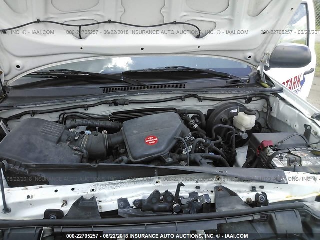 5TFTX4CN5DX033337 - 2013 TOYOTA TACOMA ACCESS CAB Weiß Foto 10