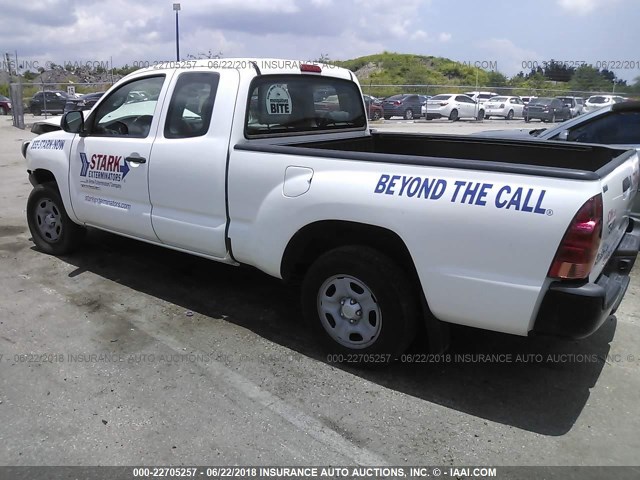 5TFTX4CN5DX033337 - 2013 TOYOTA TACOMA ACCESS CAB Weiß Foto 3