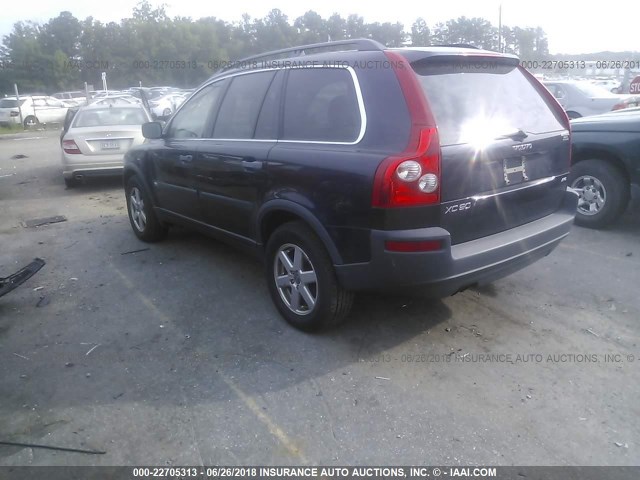 YV4CZ592961287259 - 2006 VOLVO XC90 BLUE photo 3