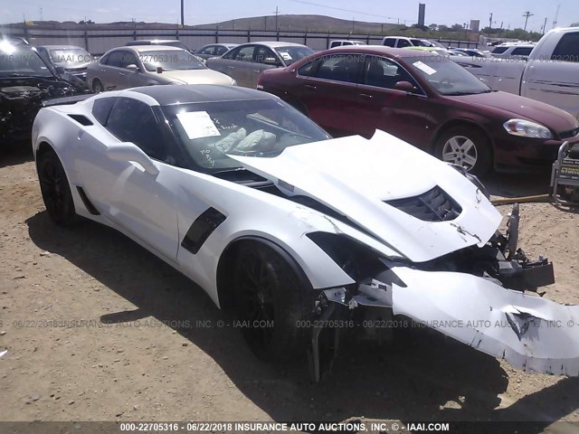 1G1YU2D63F5609170 - 2015 CHEVROLET CORVETTE STINGRAY/3LZ/Z06 WHITE photo 1