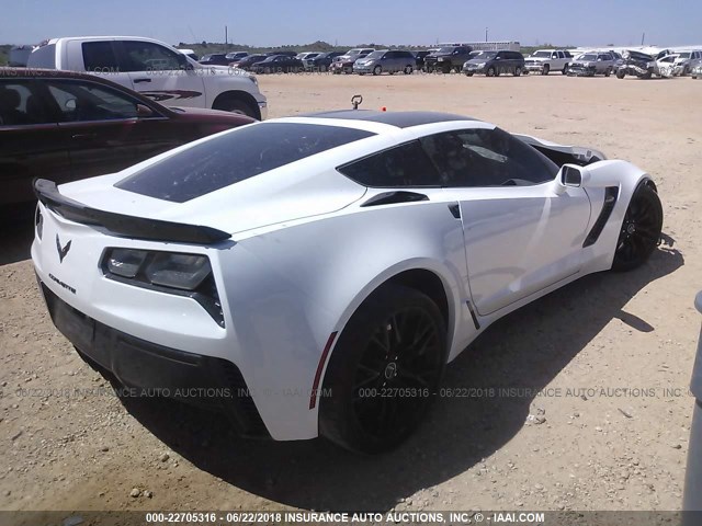 1G1YU2D63F5609170 - 2015 CHEVROLET CORVETTE STINGRAY/3LZ/Z06 WHITE photo 4