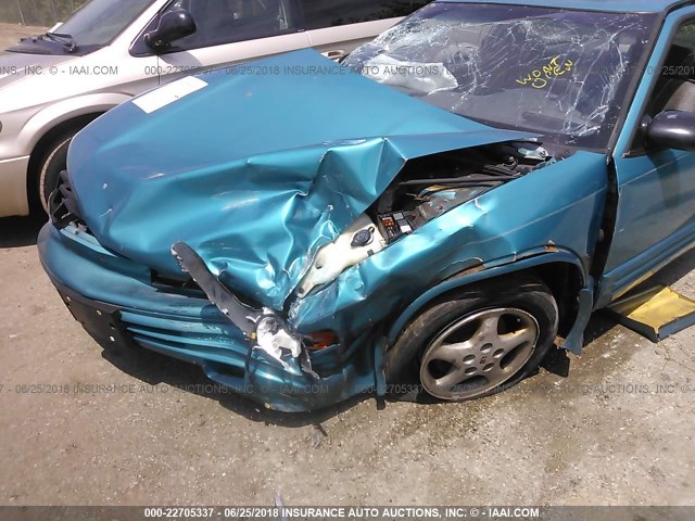 1G3WH12M4SD304694 - 1995 OLDSMOBILE CUTLASS SUPREME SL GREEN photo 6