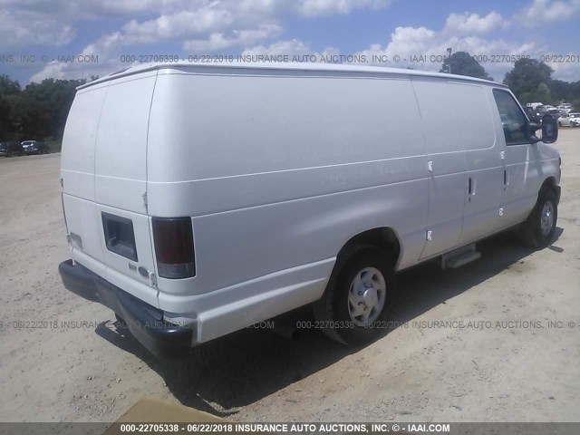 1FTSS3EL5CDA97507 - 2012 FORD ECONOLINE E350 SUPER DUTY VAN WHITE photo 4