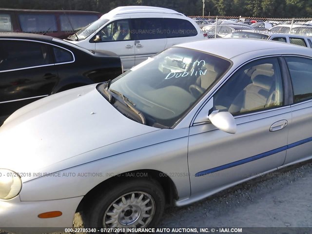 1MELM50U9TA655529 - 1996 MERCURY SABLE GS SILVER photo 6