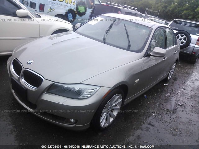 WBAPK5C52BA658474 - 2011 BMW 328 XI SULEV BEIGE photo 2