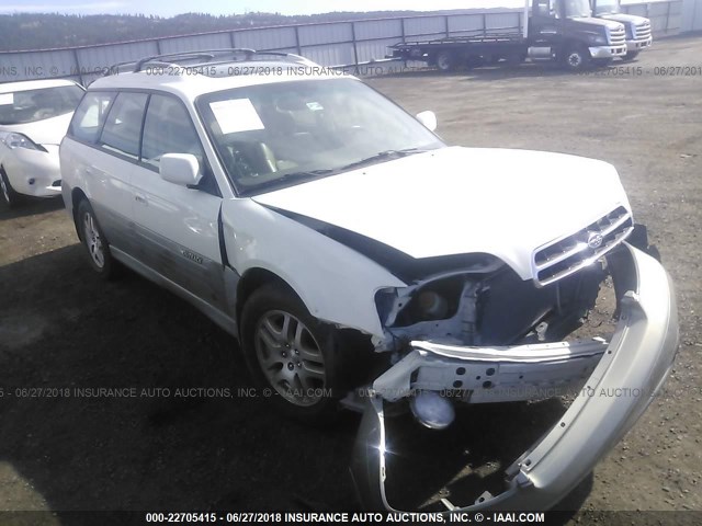 4S3BH6869Y7669805 - 2000 SUBARU LEGACY OUTBACK LIMITED WHITE photo 1