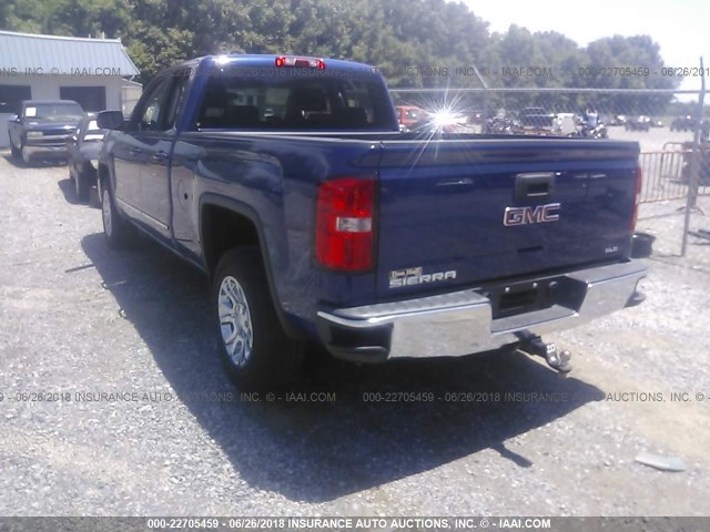 1GTV2UEC4EZ228631 - 2014 GMC SIERRA K1500 SLE BLUE photo 6