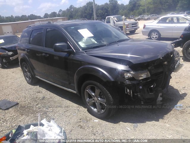 3C4PDCGG2FT746260 - 2015 DODGE JOURNEY CROSSROAD GRAY photo 1