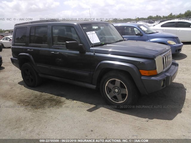 1J8HH48P17C535862 - 2007 JEEP COMMANDER 灰色 照片 1