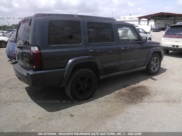 1J8HH48P17C535862 - 2007 JEEP COMMANDER 灰色 照片 4