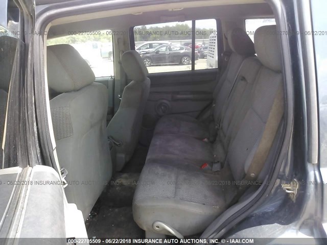 1J8HH48P17C535862 - 2007 JEEP COMMANDER 灰色 照片 8