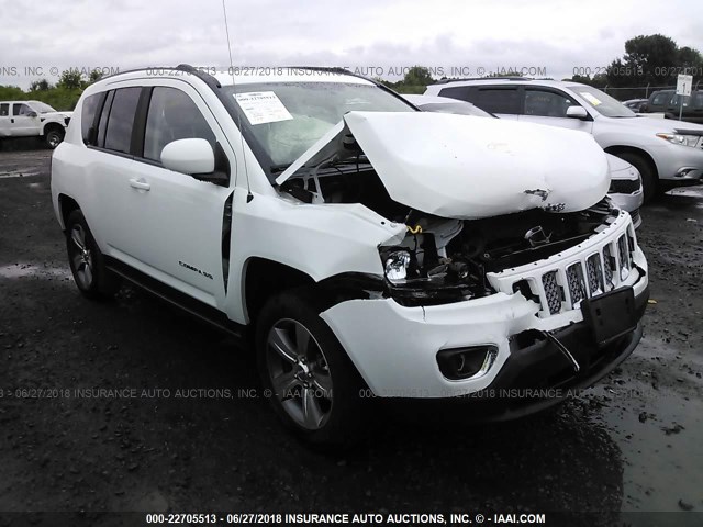 1C4NJDEB3GD814120 - 2016 JEEP COMPASS LATITUDE 白色 照片 1