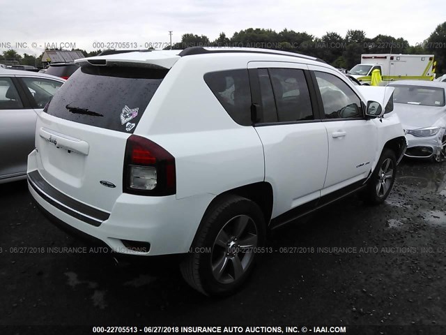1C4NJDEB3GD814120 - 2016 JEEP COMPASS LATITUDE 白色 照片 4