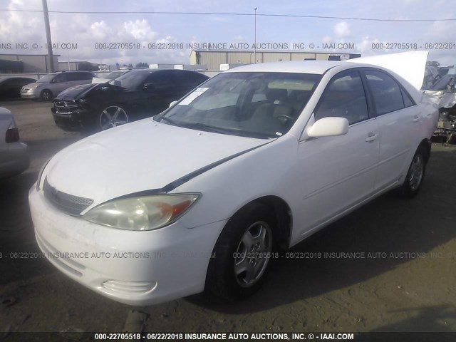 4T1BF32K92U018706 - 2002 TOYOTA CAMRY LE/XLE/SE თეთრი ფოტო 2