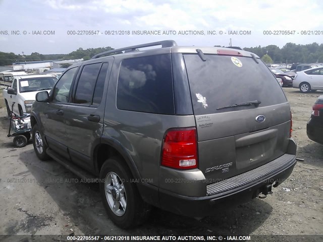 1FMZU63K43UC62141 - 2003 FORD EXPLORER XLT/XLT SPORT/NBX 灰色 照片 3