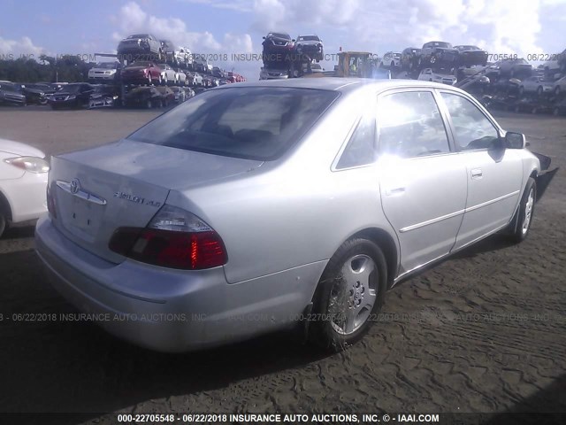 4T1BF28B13U314435 - 2003 TOYOTA AVALON XL/XLS SILVER photo 4