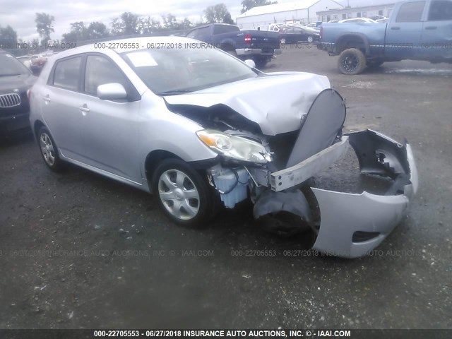 2T1KU40E69C071416 - 2009 TOYOTA COROLLA MATRIX  SILVER photo 1