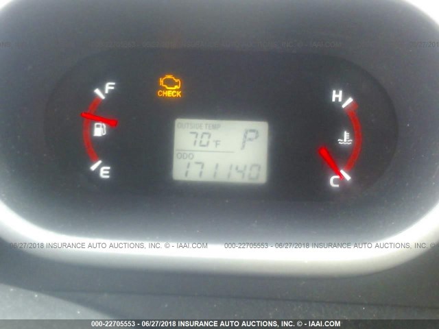 2T1KU40E69C071416 - 2009 TOYOTA COROLLA MATRIX  SILVER photo 7