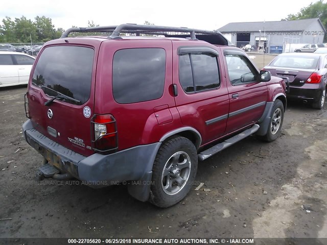 5N1MD28Y43C656518 - 2003 NISSAN XTERRA SE/SC RED photo 4