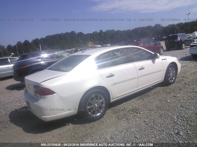 1G4HD57237U177166 - 2007 BUICK LUCERNE CXL WHITE photo 4