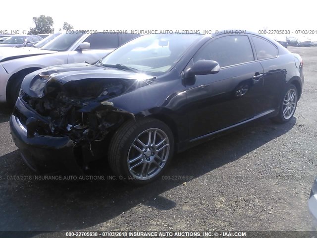 JTKDE177760082757 - 2006 TOYOTA SCION TC 黑色 照片 2