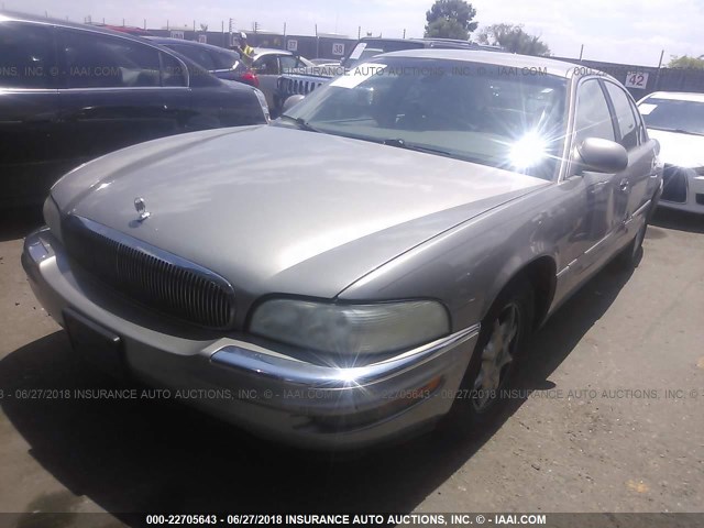 1G4CW54K614228577 - 2001 BUICK PARK AVENUE  GOLD photo 2