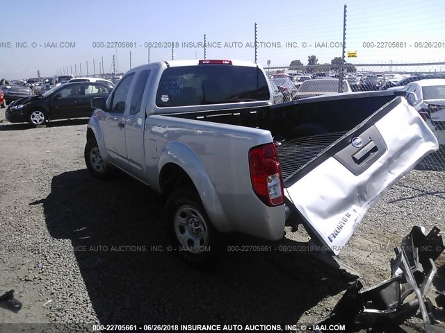 1N6BD0CT7FN747476 - 2015 NISSAN FRONTIER S/SV SILVER photo 3