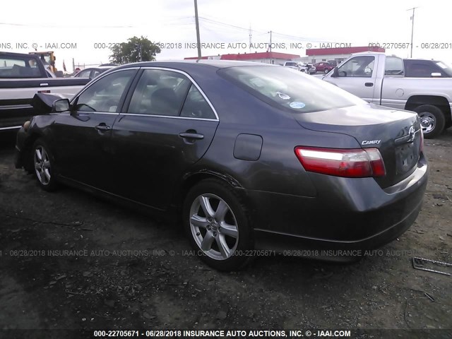 4T1BE46K67U004983 - 2007 TOYOTA CAMRY NEW GENERAT CE/LE/XLE/SE GRAY photo 3