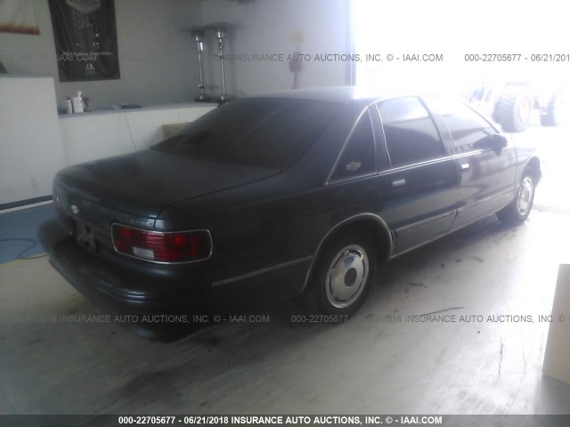 1G1BL53E4PR140233 - 1993 CHEVROLET CAPRICE CLASSIC BLUE photo 4