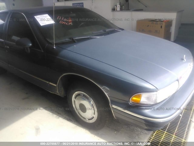 1G1BL53E4PR140233 - 1993 CHEVROLET CAPRICE CLASSIC BLUE photo 6