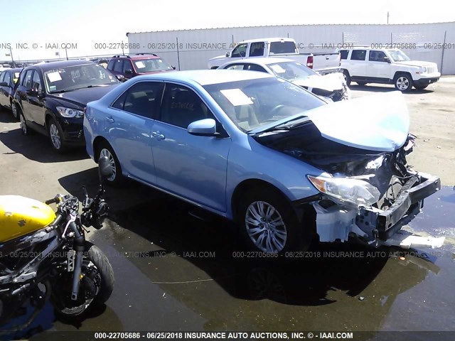 4T4BF1FK6CR168620 - 2012 TOYOTA CAMRY SE/LE/XLE 蓝色 照片 1