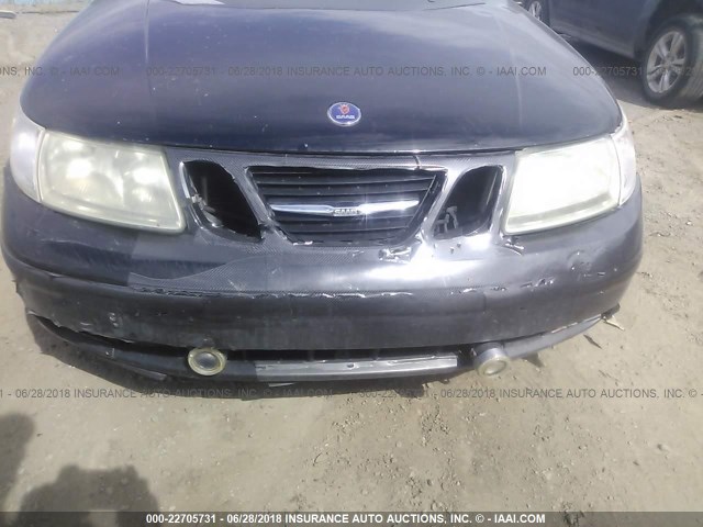 YS3EB59EX43016179 - 2004 SAAB 9-5 LINEAR BLACK photo 6