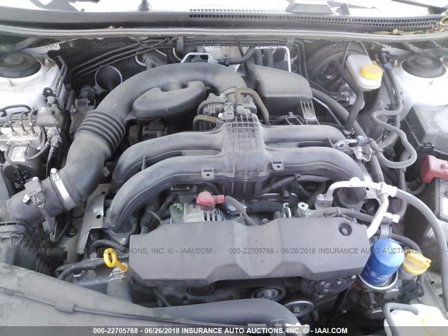 JF1GJAS66FH012379 - 2015 SUBARU IMPREZA SPORT LIMITED WHITE photo 10