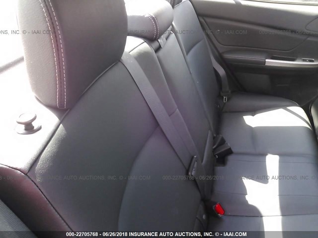 JF1GJAS66FH012379 - 2015 SUBARU IMPREZA SPORT LIMITED WHITE photo 8